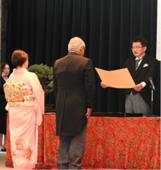 代表取締役社長 髙月邦夫が藍綬褒章を受章しました